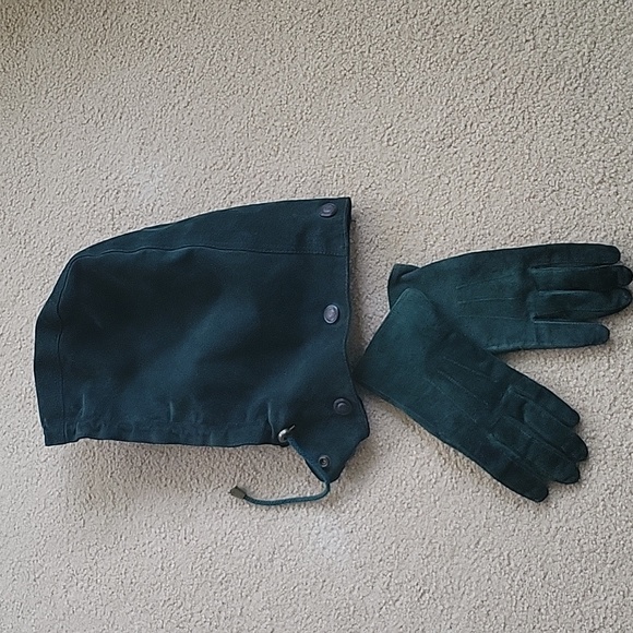 Wilsons Leather coat Adventure Bound grn lthr w/detachable hood Excellent condtn - Picture 10 of 16